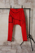 Red Avant-Garde Pants