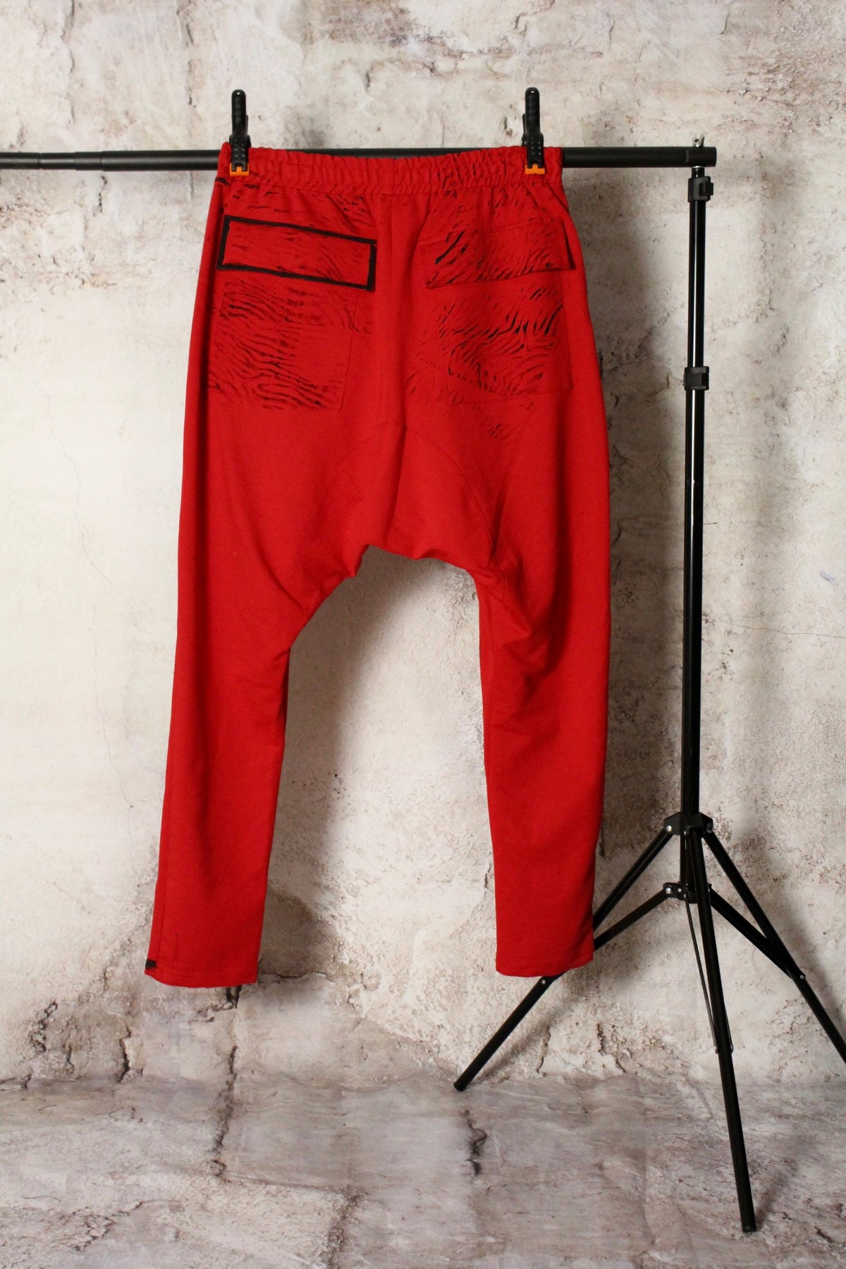 Red Avant-Garde Pants